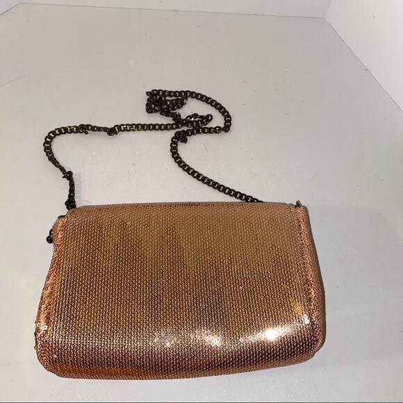 🦬J. CREW sequin box purse with metal chain glam girlhood core barbie core - Picture 2 of 4
